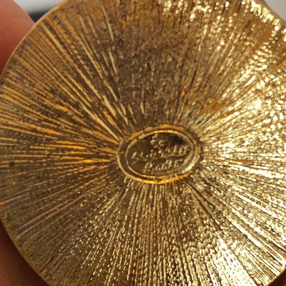 Vintage Christopher Radko Gold Tone and Enamel Christmas Tree Hinged Trinket Box - Picture 9 of 10